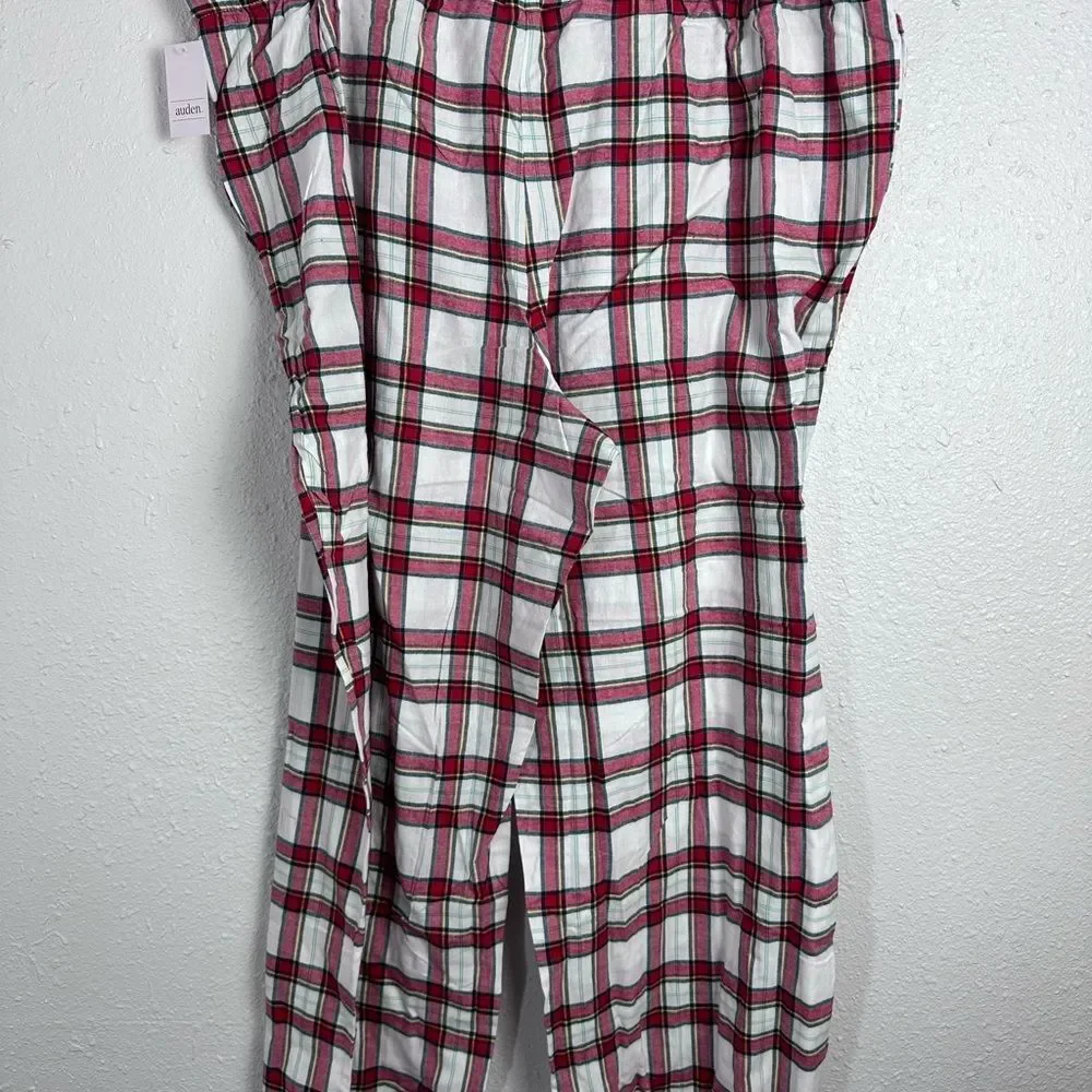 ⭐️Auden Tartan Plaid Pants in‎ Red and Green Size 4X